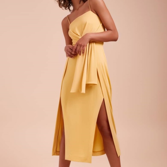 C/MEO Collective Dresses & Skirts - C/MEO COLLECTIVE Recollect Slinky Side Tie Midi